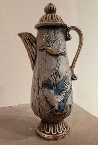 Vintage Bischoff cherry wine decanter